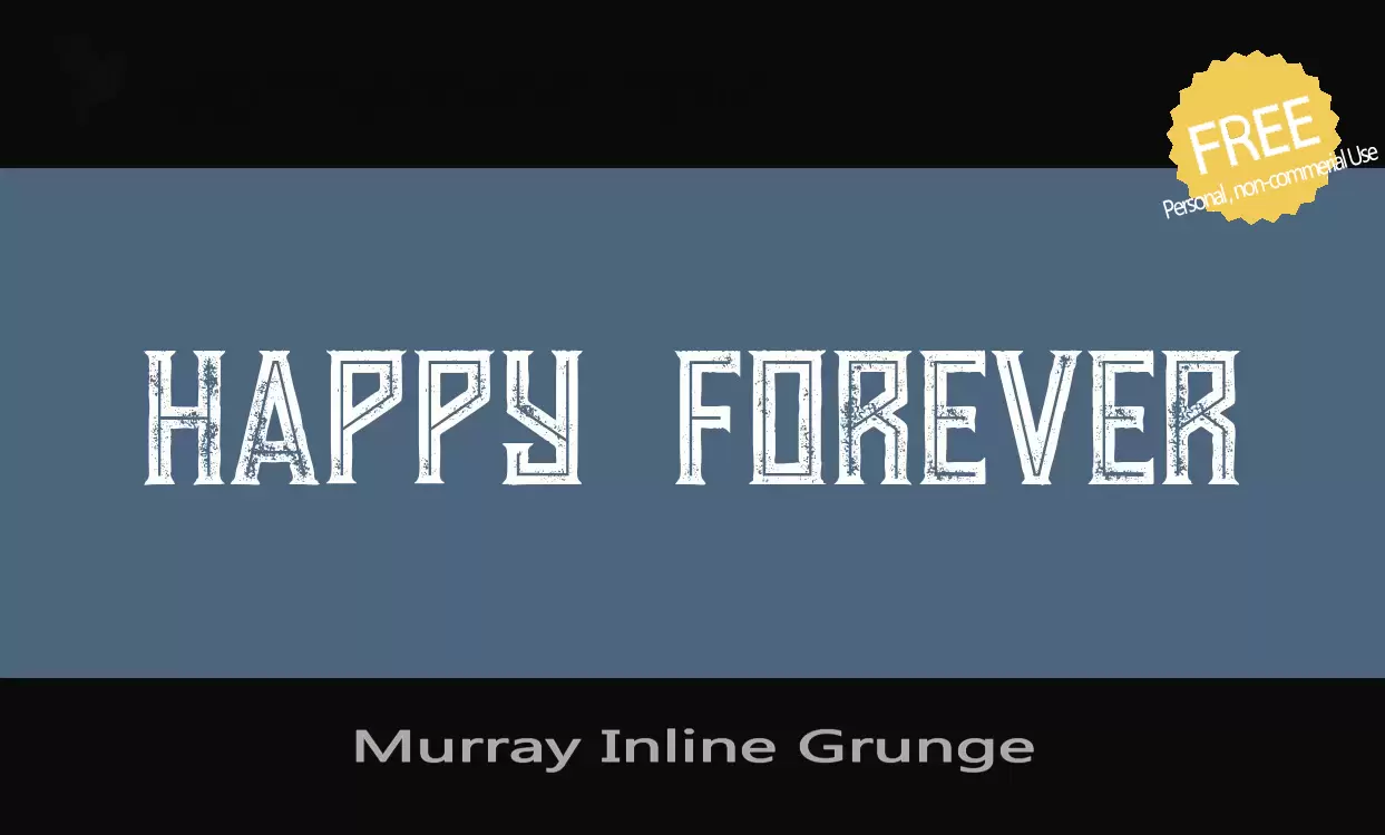 「Murray-Inline-Grunge」字体效果图