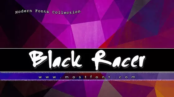 Typographic Design of Black-Racer