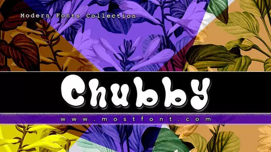 「Chubby」字体排版图片