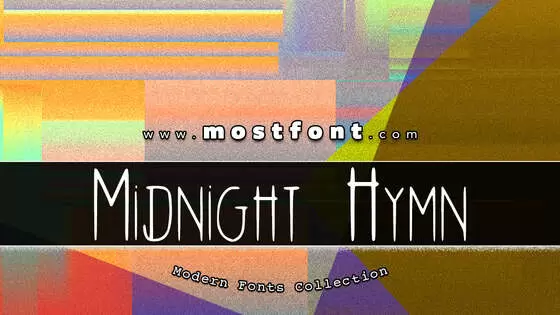 Typographic Design of Midnight-Hymn