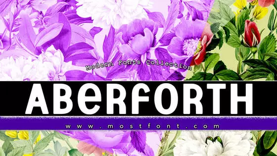 Typographic Design of Aberforth