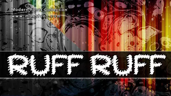 Typographic Design of Ruff-Ruff