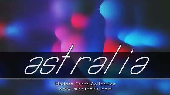 Typographic Design of Astralia