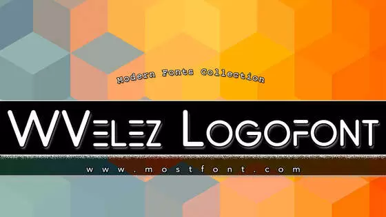 「WVelez-Logofont」字体排版图片