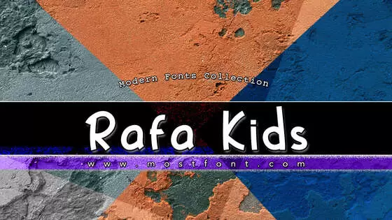 Typographic Design of Rafa-Kids