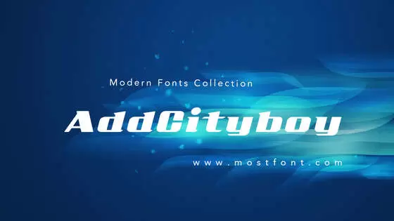 「AddCityboy」字体排版图片