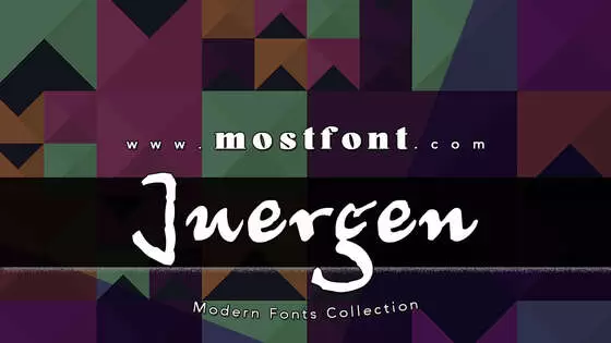 Typographic Design of Juergen