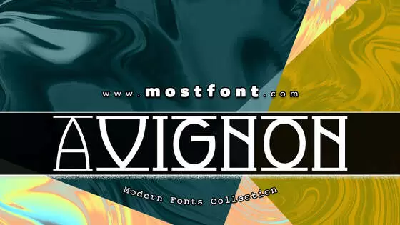 Typographic Design of Avignon