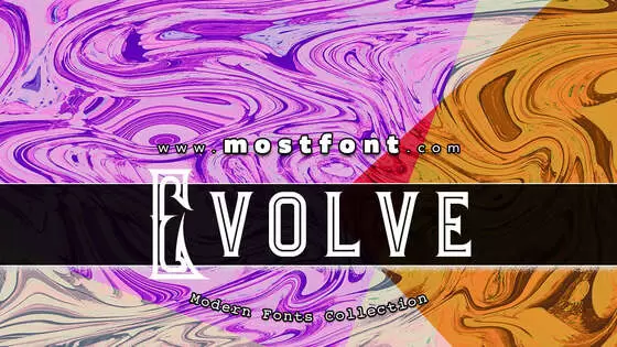 「Evolve-Inline」字体排版图片