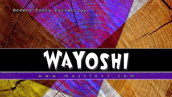 Typographic Design of Wayoshi