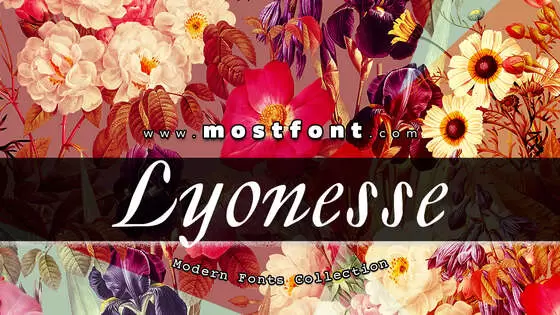 「Lyonesse™」字体排版图片