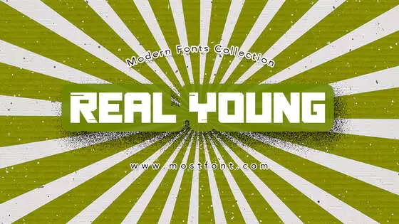 「Real-Young」字体排版样式