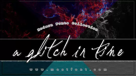 「A-Glitch-In-Time」字体排版样式