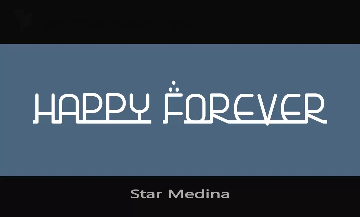 Font Sample of Star-Medina