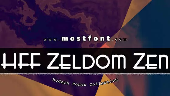 Typographic Design of HFF-Zeldom-Zen