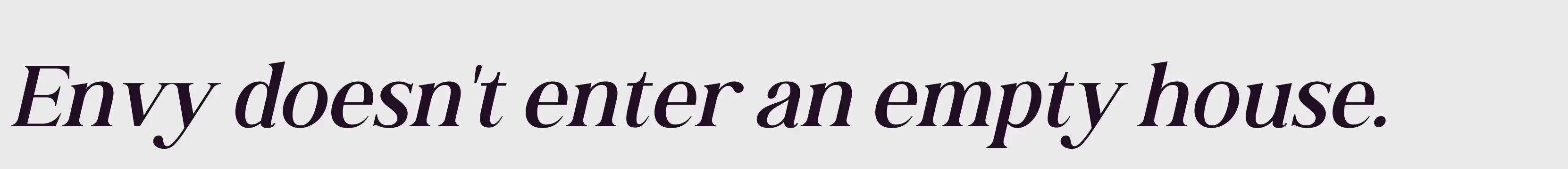 Preview Of Andine Italic