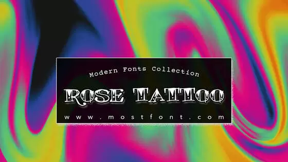 Typographic Design of ROSE-TATTOO