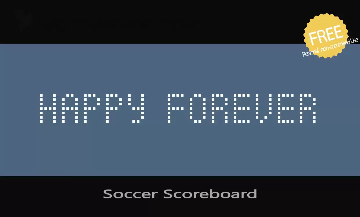 Sample of Soccer-Scoreboard