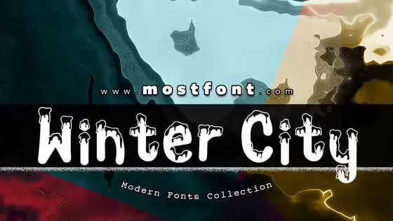 Typographic Design of Winter-City