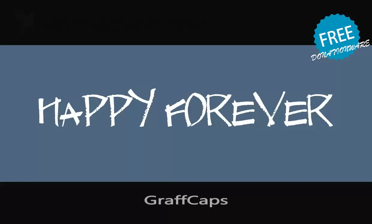 Font Sample of GraffCaps