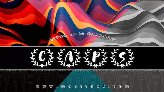 「CAPS」字体排版样式