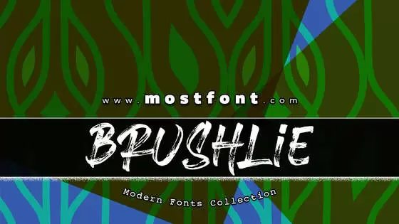 Typographic Design of Brushlie-Demo