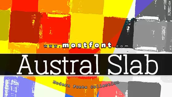 「Austral-Slab」字体排版图片