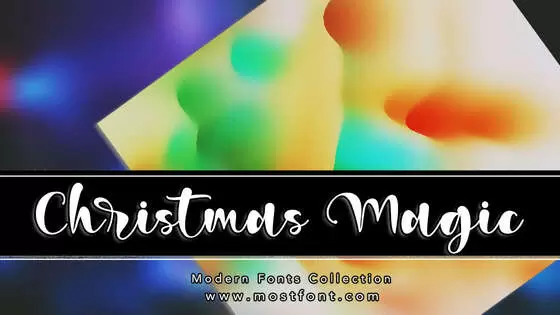 Typographic Design of Christmas-Magic