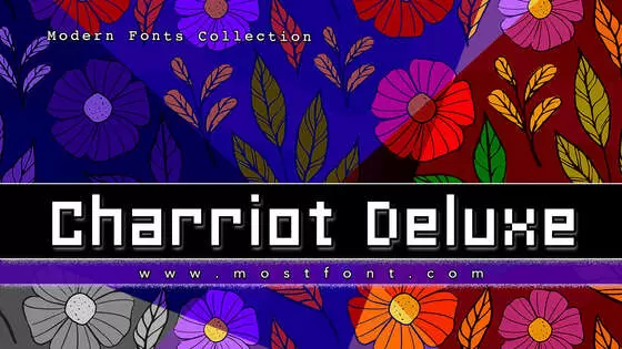 Typographic Design of Charriot-Deluxe