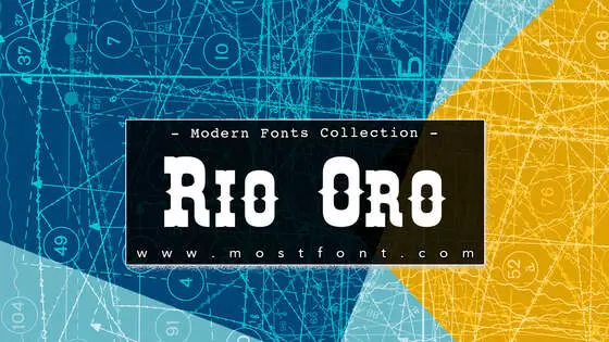 Typographic Design of Rio-Oro