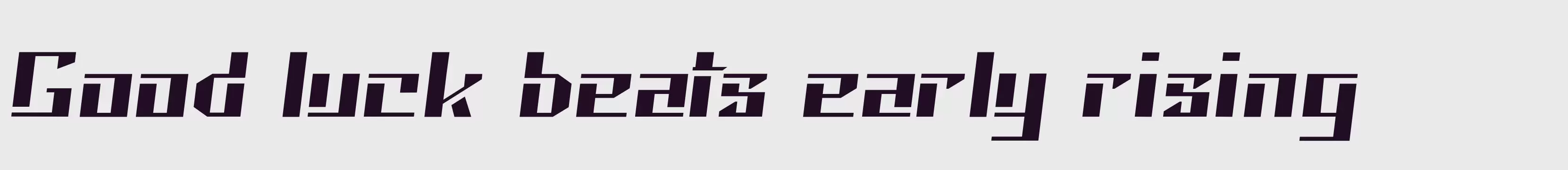 「Italic」字体效果图