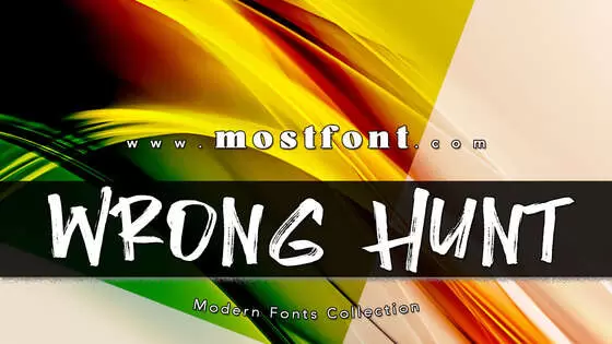 Typographic Design of Wrong-Hunt