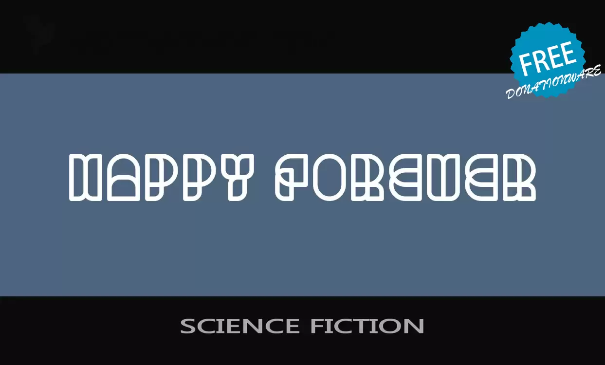 Font Sample of SCIENCE-FICTION