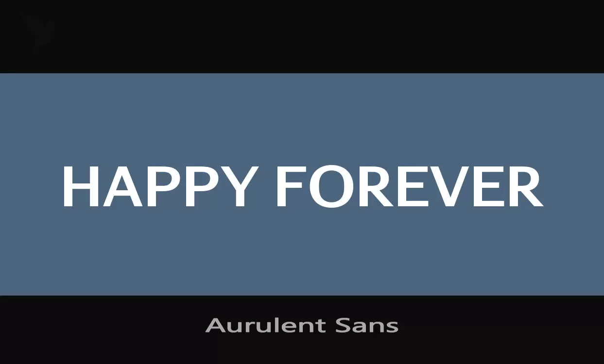 Font Sample of Aurulent-Sans