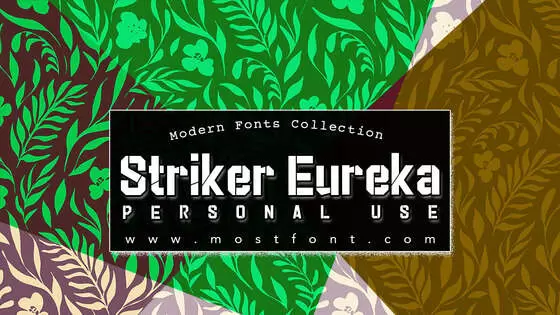 Typographic Design of Striker-Eureka-PERSONAL-USE