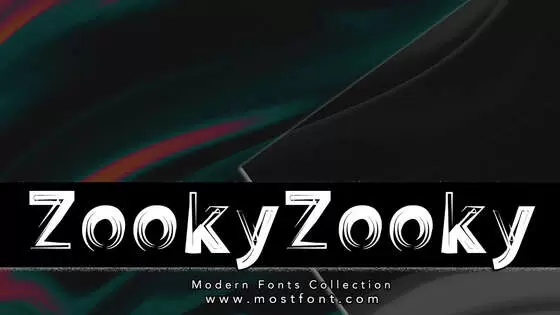 「ZookyZooky」字体排版样式