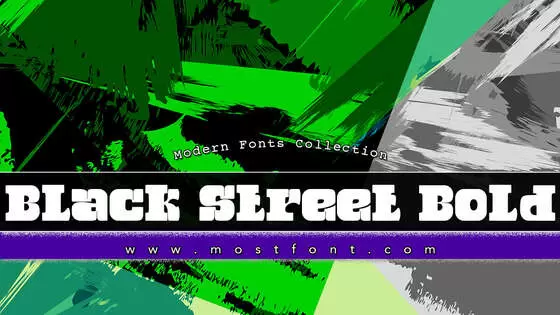 Typographic Design of Black-Street-Bold