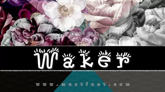 Typographic Design of Waker