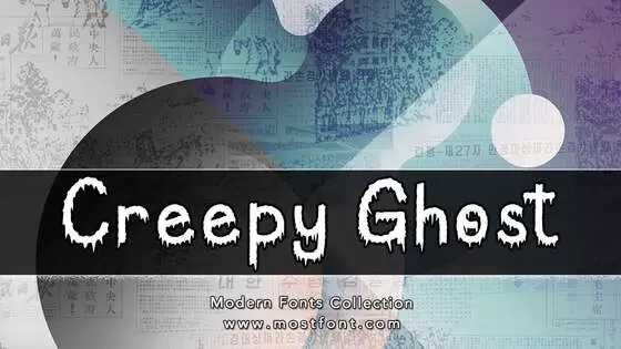 「Creepy-Ghost」字体排版图片