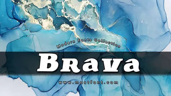 Typographic Design of Brava