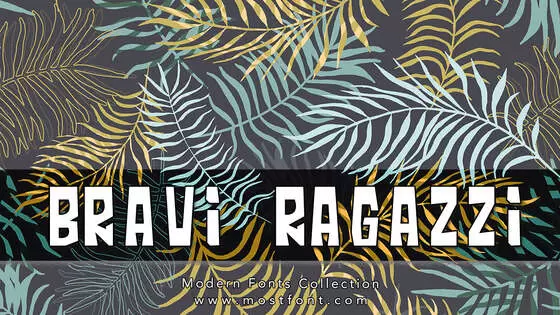 Typographic Design of Bravi-Ragazzi