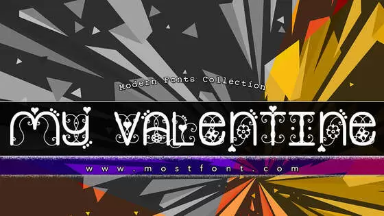 Typographic Design of My-Valentine-Now-St