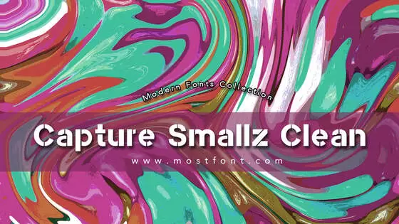 Typographic Design of Capture-Smallz-Clean