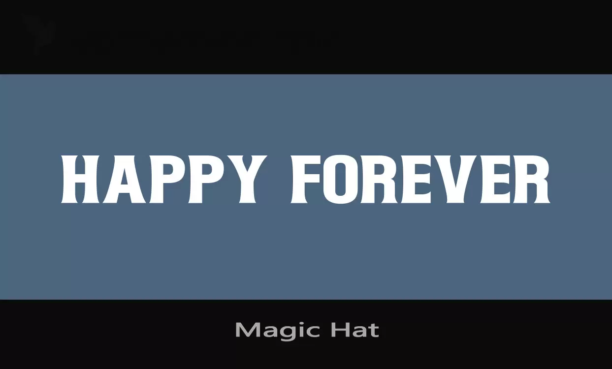 「Magic-Hat」字体效果图