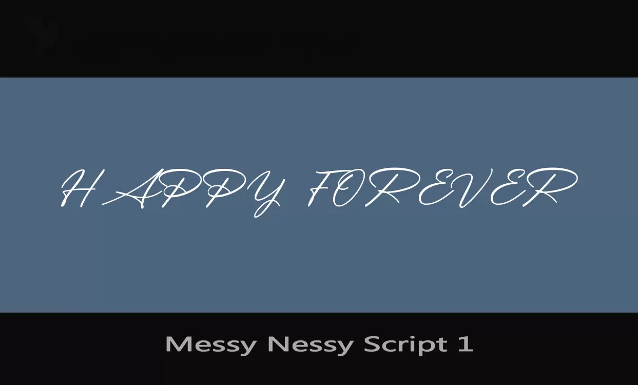 Font Sample of Messy-Nessy-Script-1