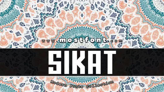 Typographic Design of SIKAT