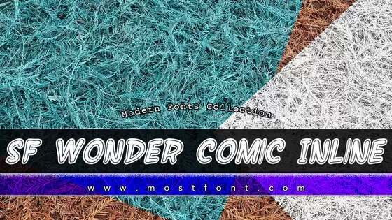 「SF-Wonder-Comic-Inline」字体排版图片