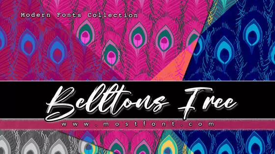 Typographic Design of Belltons-Free