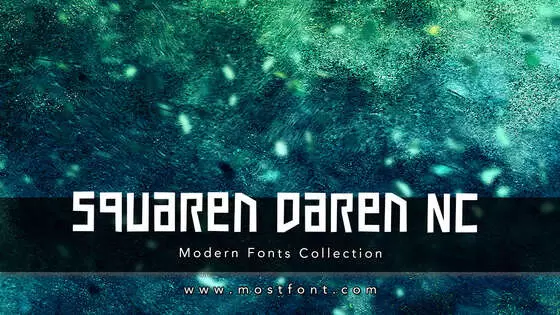 Typographic Design of Squaren-Daren-NC
