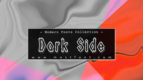 Typographic Design of Dark-Side-